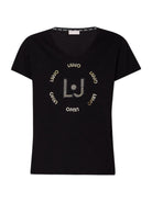 LIU JO SPORT T-Shirt e Polo Donna TA4137J6040 U9958 Nero - Stilato