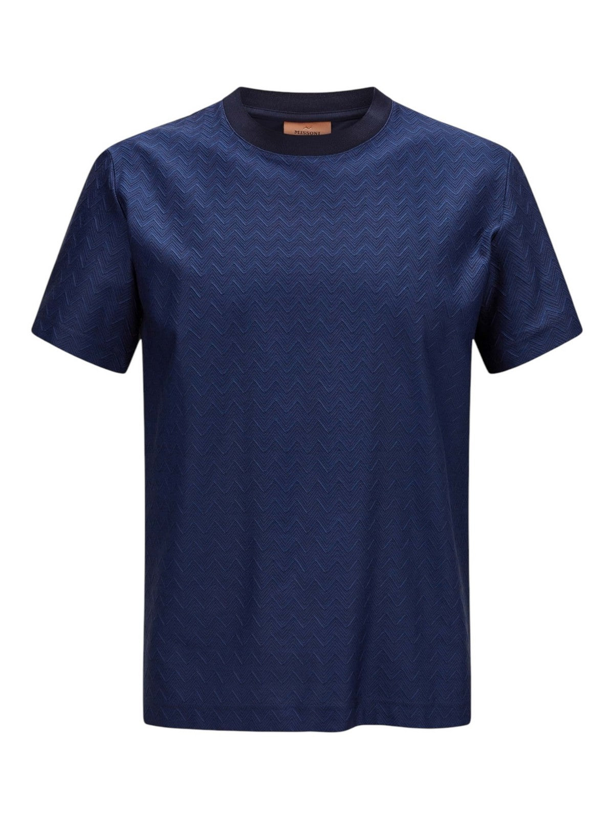 Tシャツ・カットソー MISSONI Men T-shirt Blue US25SL0BBJ00M6 S72JV Missoni Men's Logo T-Shirt - Blue | Coggles