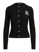 LAUREN RALPH LAUREN Cardigan Donna 200932225 003 Nero - Stilato