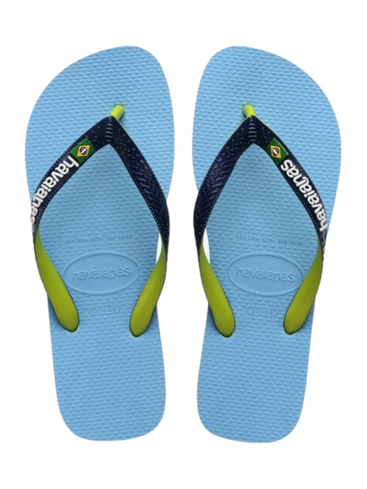 HAVAIANAS Infradito Unisex adulto Hav. Brasil mix 4123206.1056 Blu - Stilato