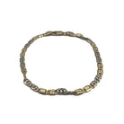 Bracciale Oro Giallo & Bianco Catena Grumetta Gold House De Patto - 1N - Stilato