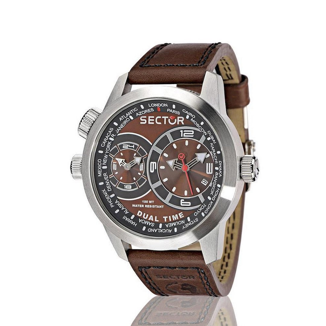 Sector Orologio Uomo Oversize Marrone - R3251102055 - Stilato