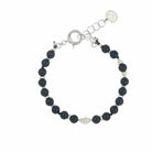 Bracciale Donna Maman et Sophie Tancredi in Argento Bianco e Agata Nera - brtan2ag - Stilato