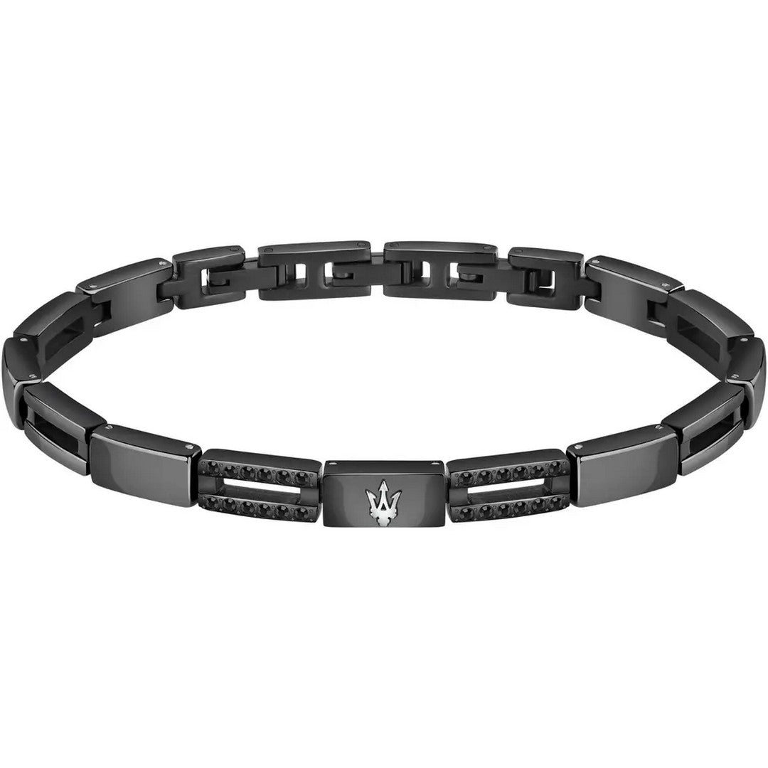 Bracciale Uomo Maserati Br.Ceramic + Black Crystal - JM223ATZ21 - Stilato