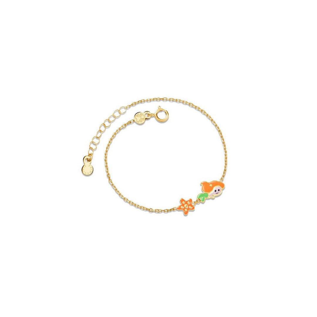 Bracciale Donna Fiabe Oro Giallo Sirenetta - PMG091 - Stilato