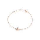 Bracciale Donna leBebè Oro Rosa con Bimbo in Pave di Diamanti - lbb327 - Stilato