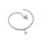 Bracciale Donna leBebè Tennis Azzurro con Bimbo - lbb130 - Stilato