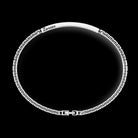 Zancan Bracciale Uomo in argento 925 e zirconi neri in placca centrale - EXB729 - Stilato