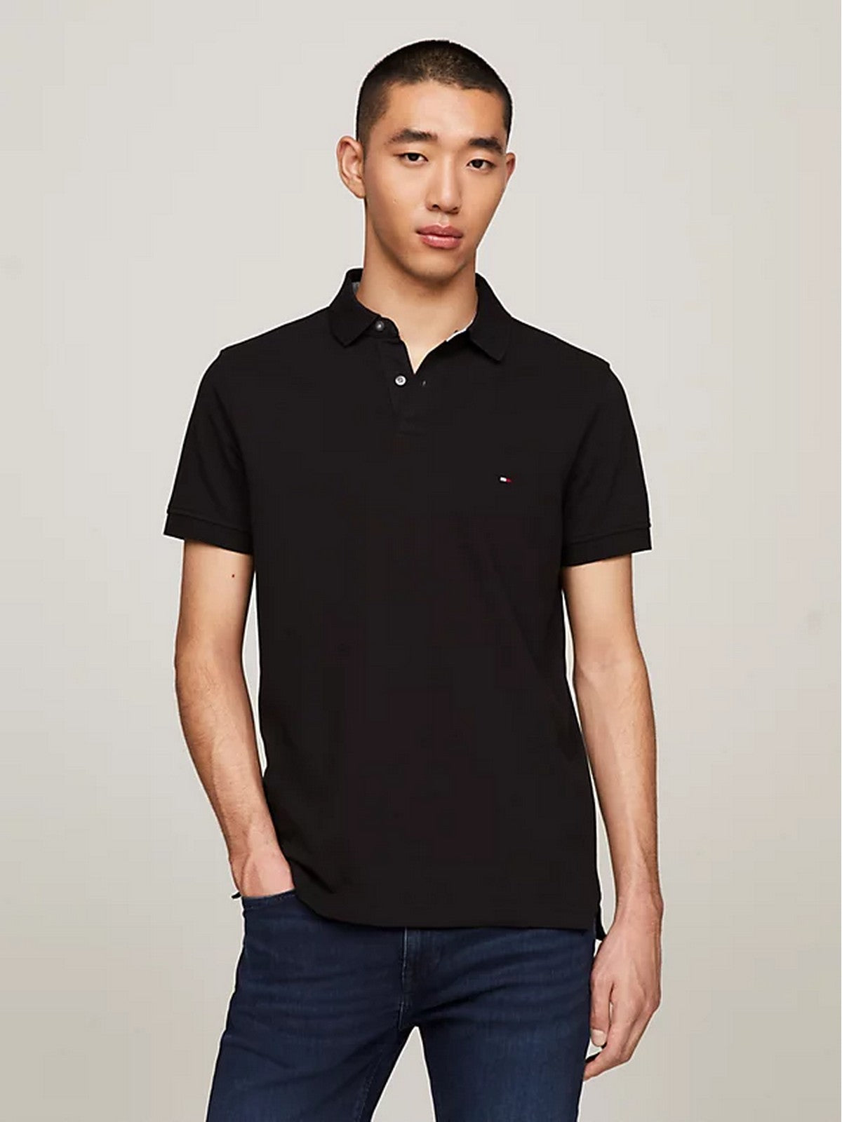TOMMY HILFIGER T-Shirt e Polo Uomo MW0MW17770 BDS Nero - Stilato