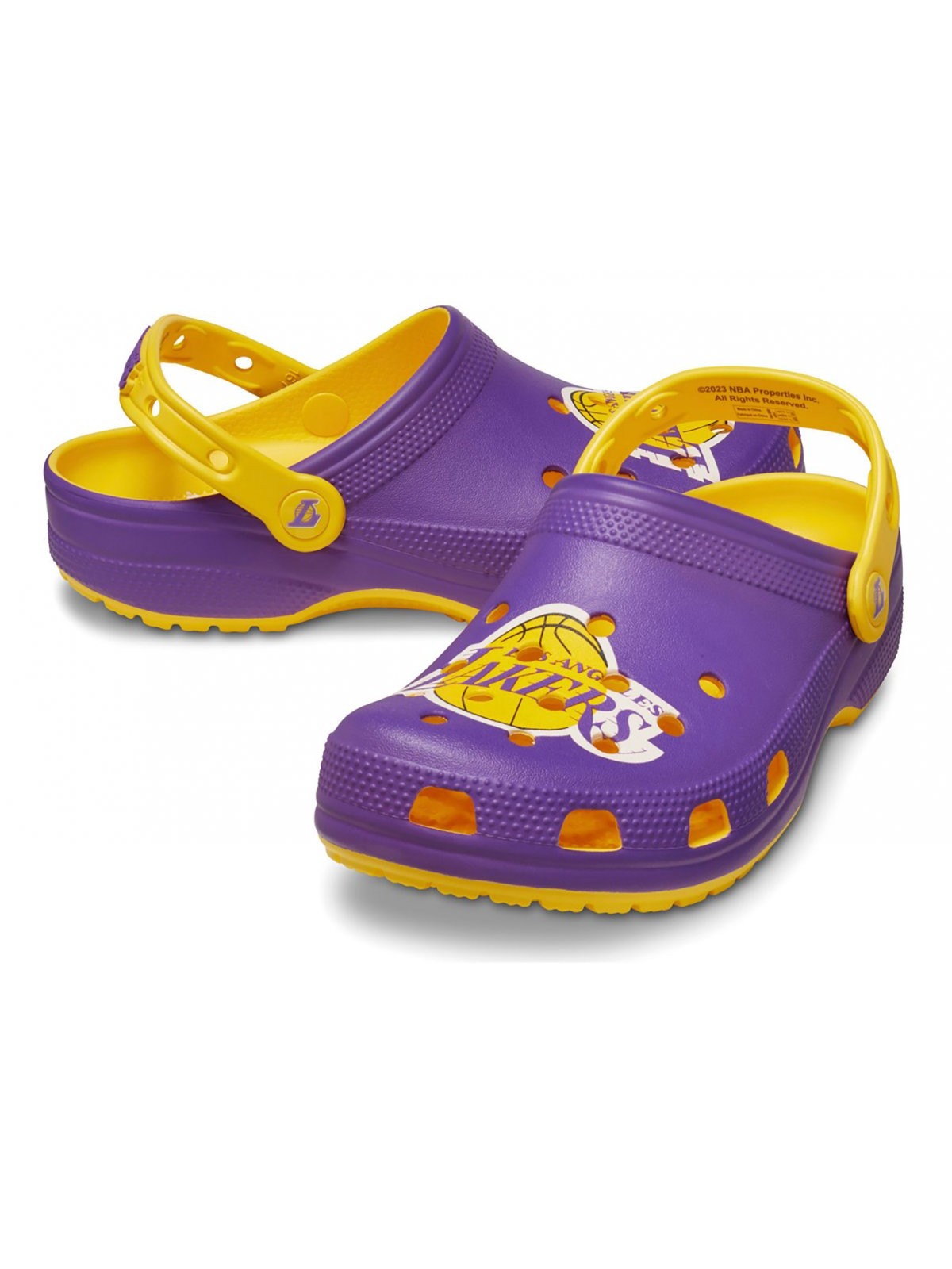 CROCS Ciabatta Unisex adulto NBA Los Angeles Lakers Cls Clg 208650 75Y Viola - Stilato