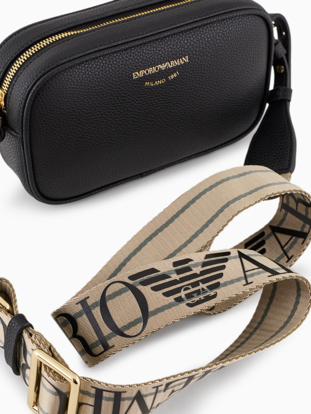 ショルダーバッグ・ポシェット EMPORIO ARMANI Women Shoulder Bags EW000537 AF12103MC032 Bla Emporio Armani WOMEN'S SHOULDER BAG Black - Free delivery