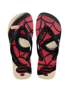 HAVAIANAS Infradito Bambini e ragazzi Hav. Top Marvel Logomania 4146953.0121 Beige - Stilato