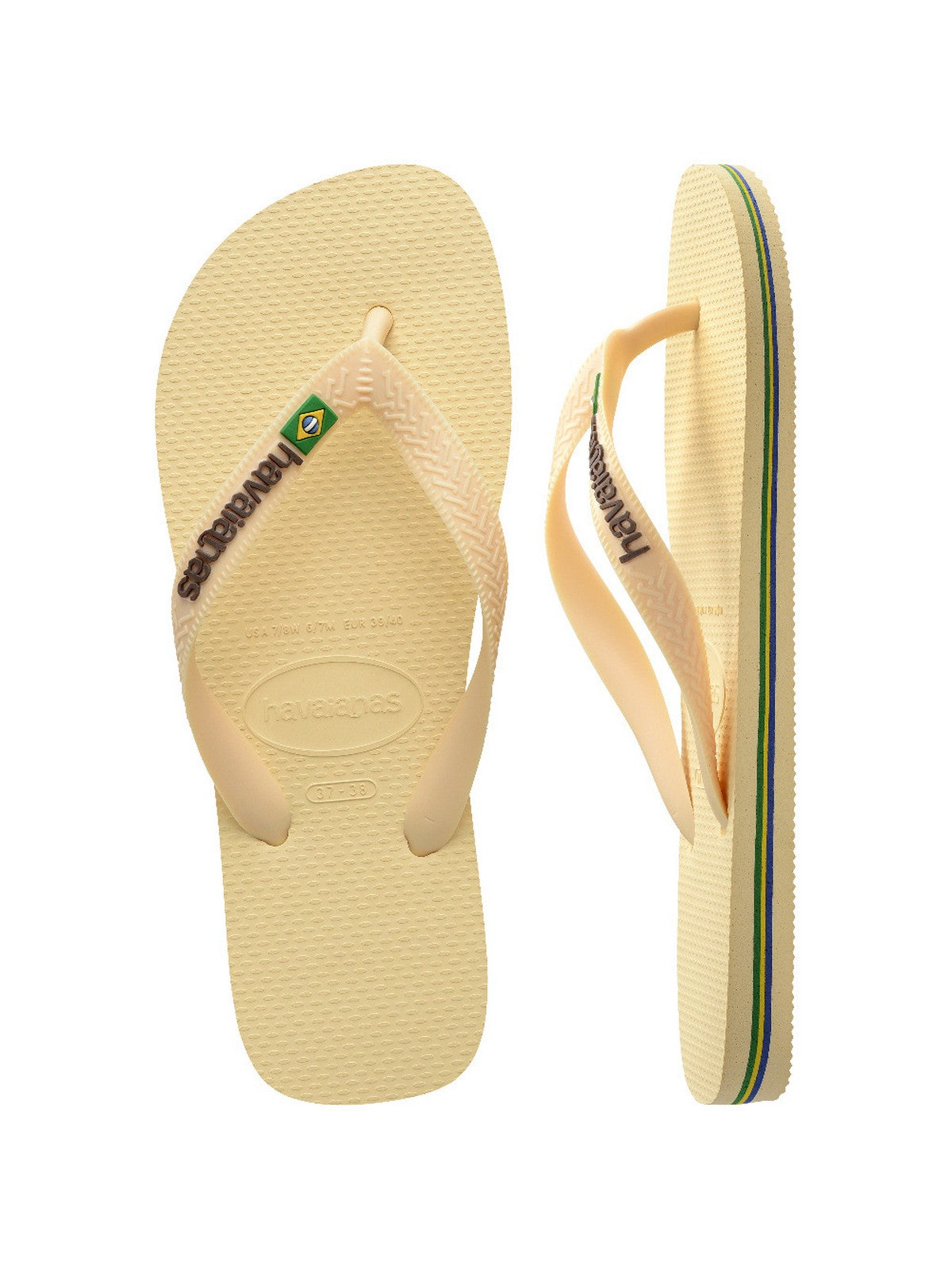 HAVAIANAS Infradito Donna Hav. Basil logo 4110850.9256 Beige