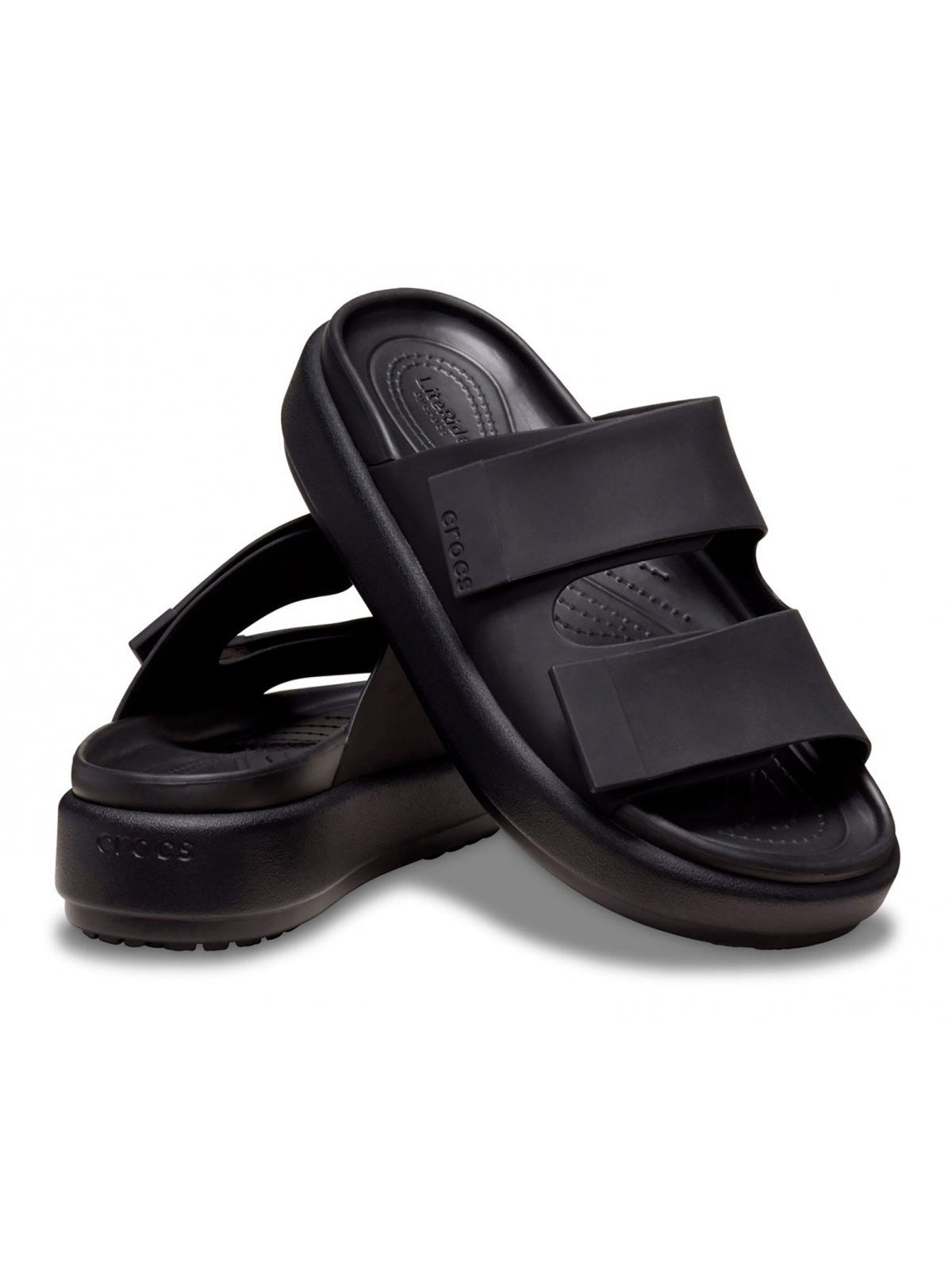 CROCS Sandalo Donna Brooklyn Luxe Sandal W 209586 060 Nero - Stilato