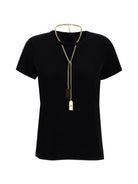 ELISABETTA FRANCHI T-Shirt e Polo Donna MA00946E2 110 Nero - Stilato