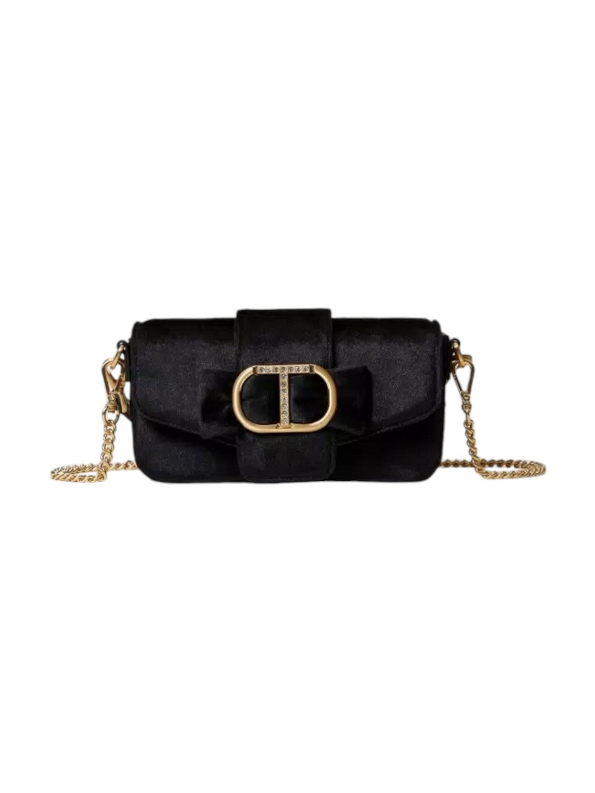 TWINSET Borsa Donna AMIE VELVET 242TD8270 00006 Nero - Stilato