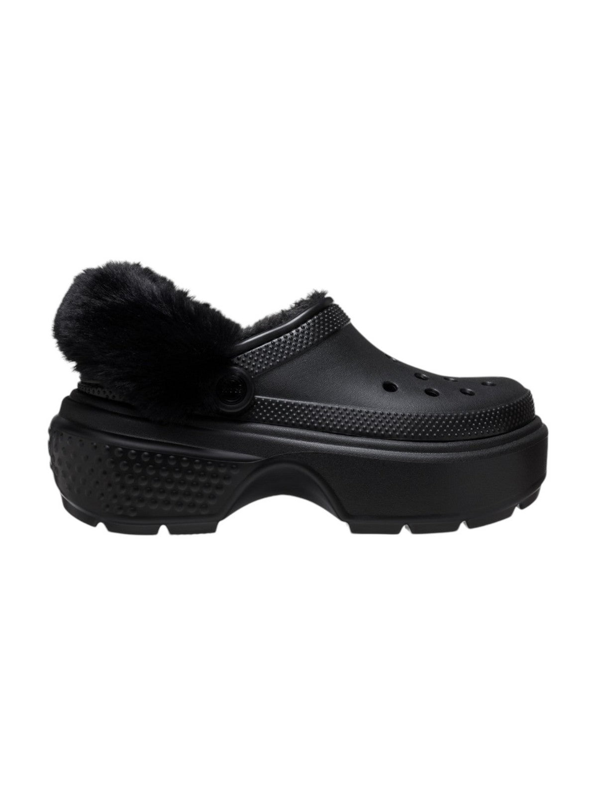 CROCS Ciabatta Donna Stomp Lined Clog 208546 BLK  Nero