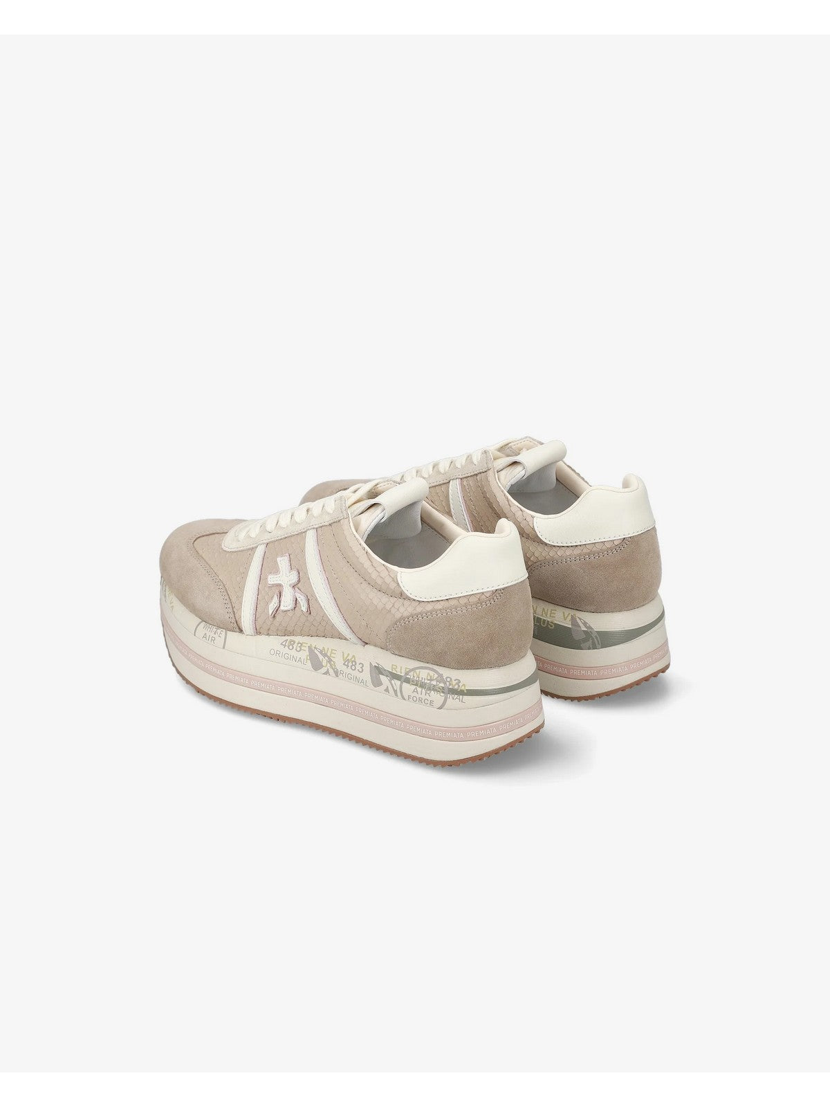 PREMIATA Sneaker Donna BETH VAR 7039 Beige - Stilato