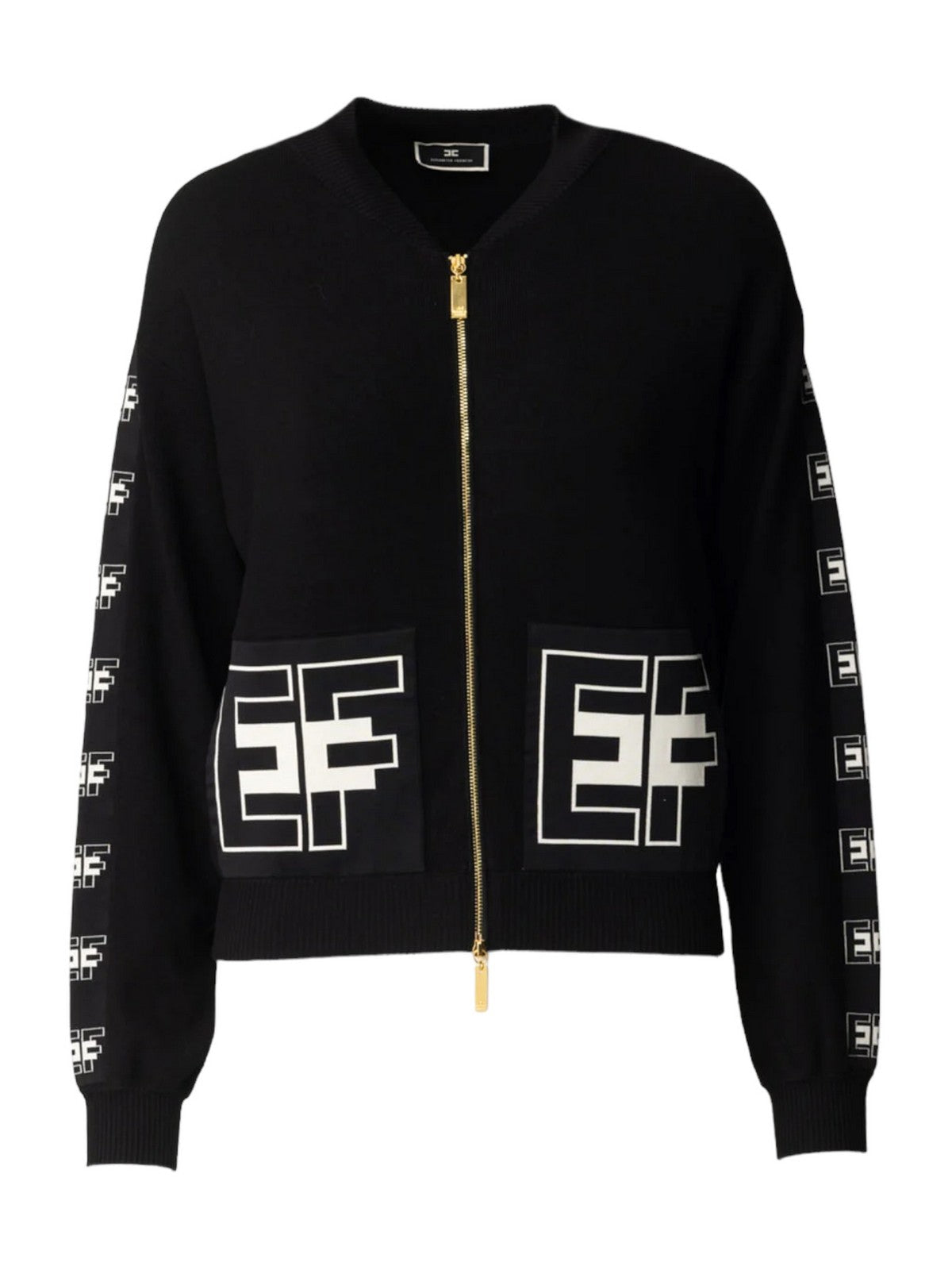 ELISABETTA FRANCHI Felpa Donna MK07S41E2 110 Nero - Stilato