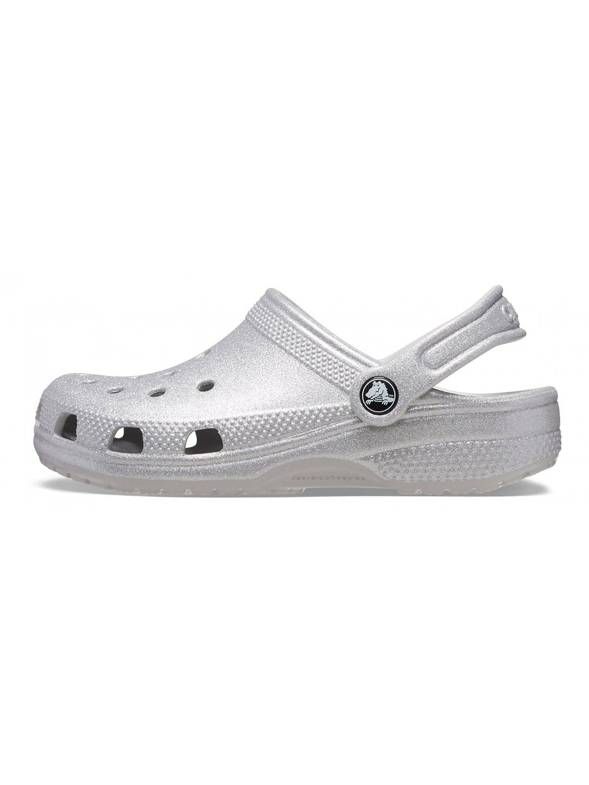 CROCS Ciabatta Bambine e ragazze Classic Glitter Clog K 206993 0IC Argento - Stilato