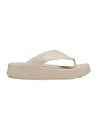 CROCS Infradito Donna Getaway Platform Flip W 209410 160 Beige - Stilato