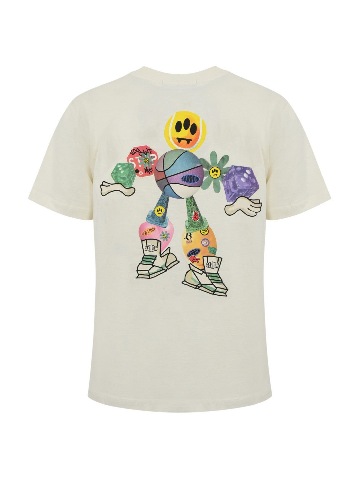 Tシャツ・カットソー BARROW Men T-shirt White S5BWUATH147 002 BARROW T-shirt Uomo S5BWUATH147 002 Bianco – Stilato