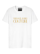VERSACE JEANS COUTURE T-Shirt e Polo Uomo 75GAHT01 CJ00T G03 Bianco - Stilato