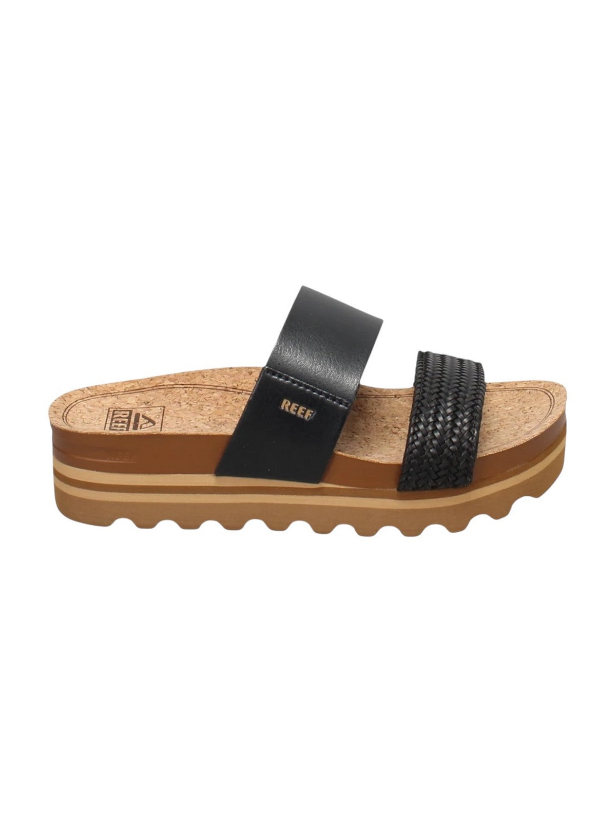 REEF Ciabatta Donna Cushion Vista Hi RF.CUSHVISTAHI CI9862 BLACK BRAID