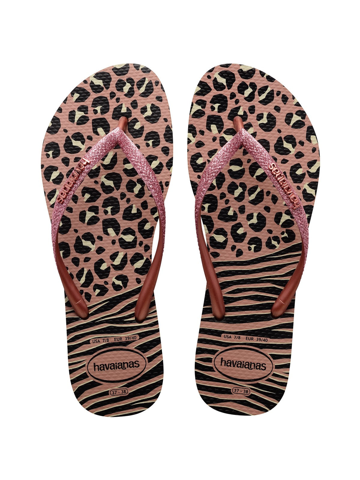 HAVAIANAS Ciabatta Donna Hav. Slim Animals Mix 4147964.1924 Nero - Stilato