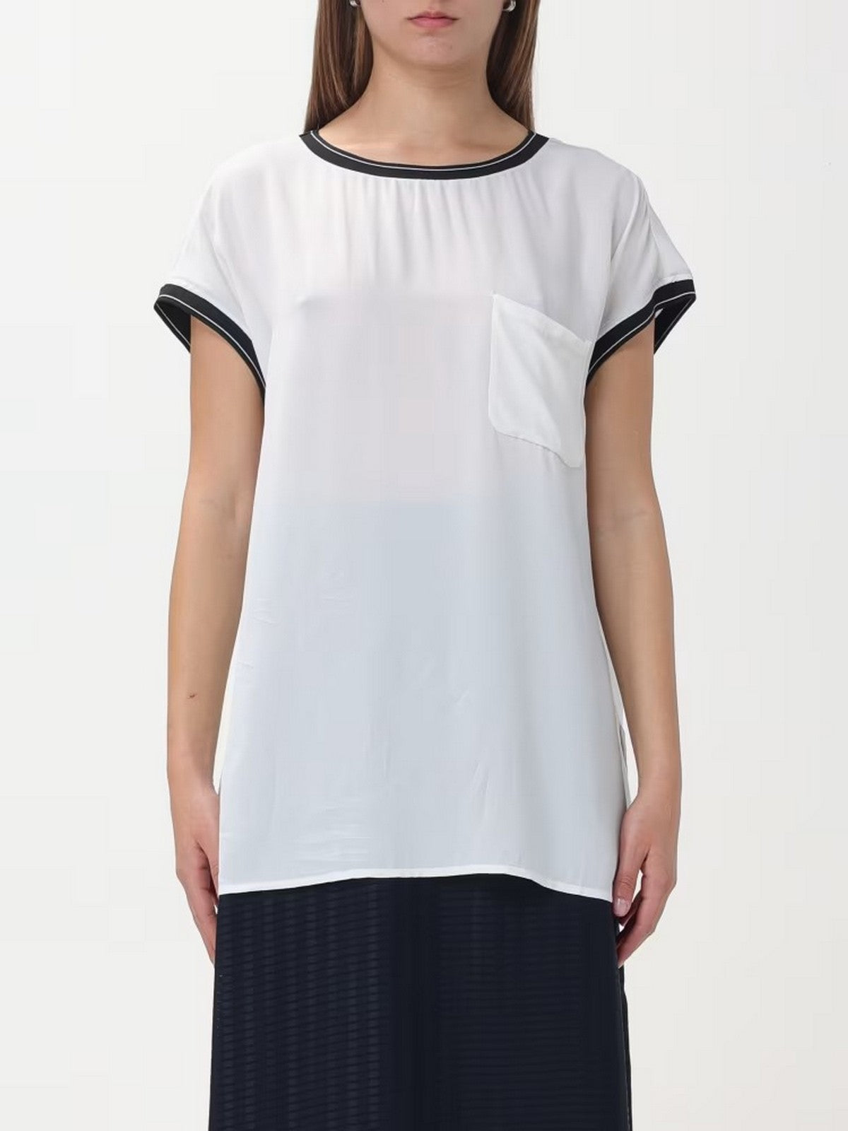 EMPORIO ARMANI Blusa Donna 3D2K66 2NP2Z 0101 Bianco - Stilato