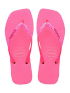 HAVAIANAS Infradito Donna Hav. Square Glitter Neon 4148927.9336 Rosa - Stilato