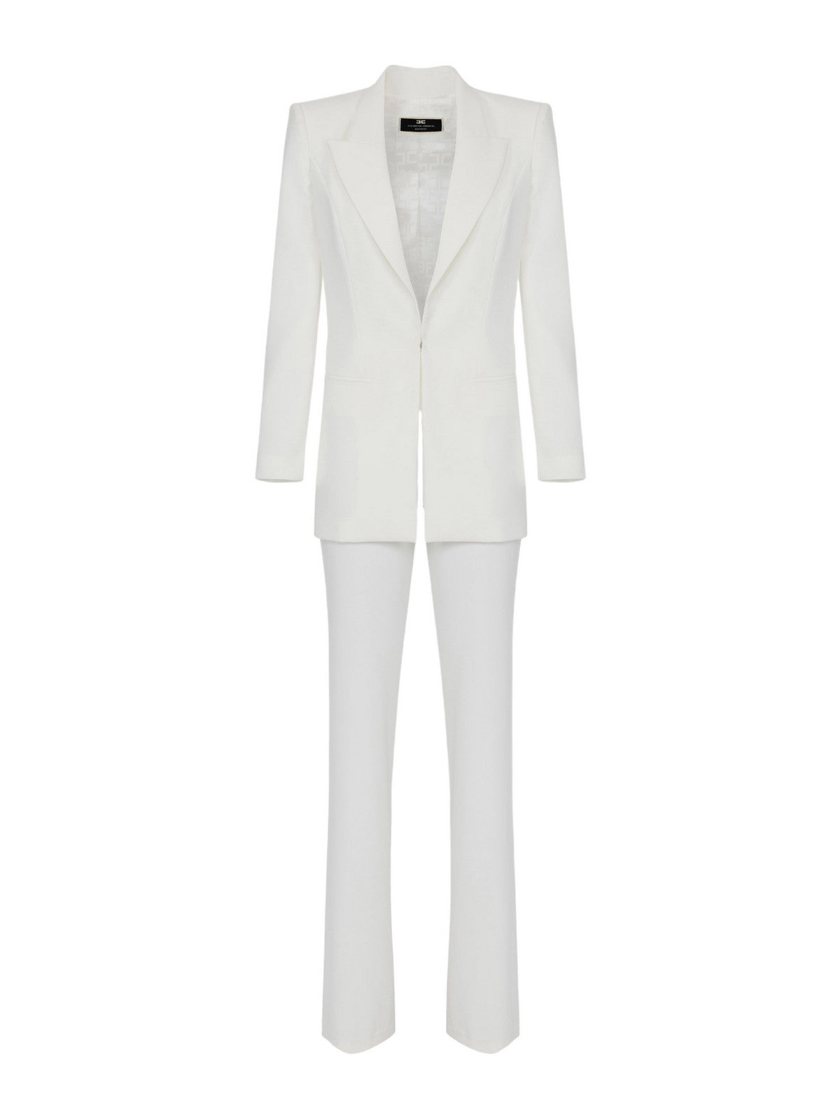 ELISABETTA FRANCHI Abito Donna TP00141E2 360 Avorio - Stilato