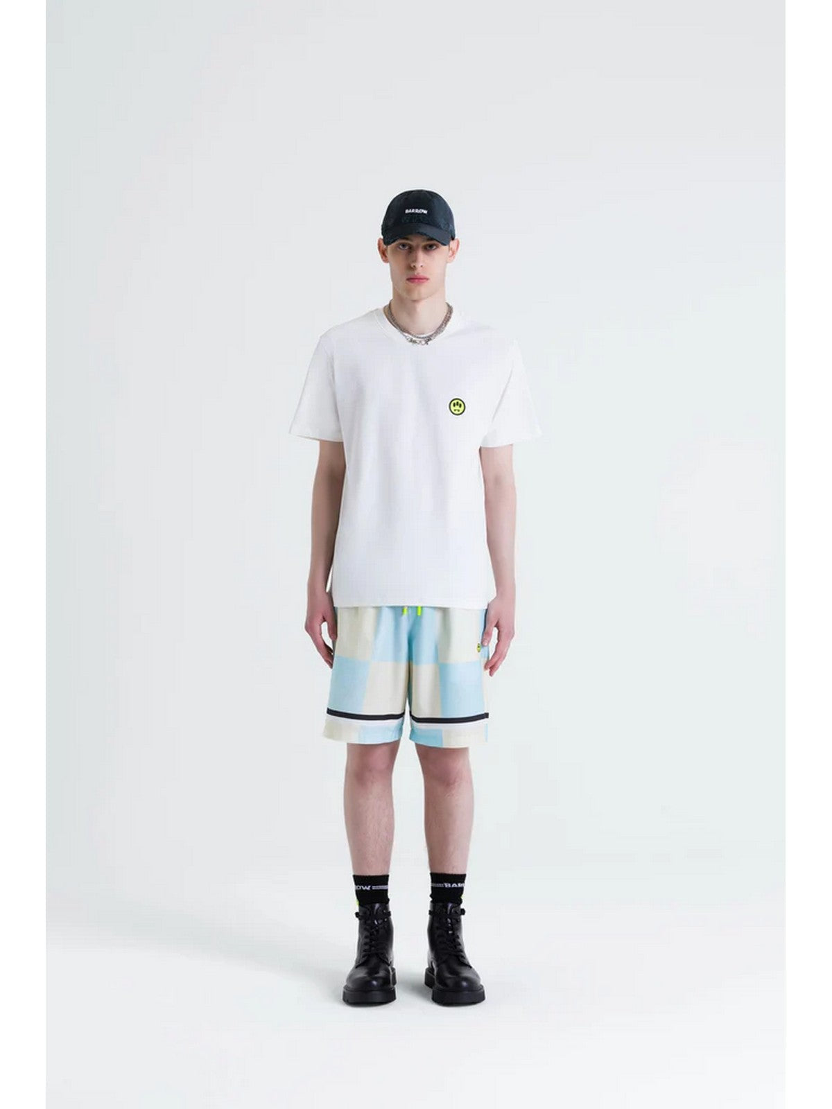 BARROW T-shirt Uomo S5BWUATH087 002 Bianco – Stilato